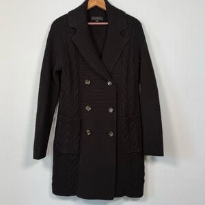 Ann Taylor Black Cable Knit Cardigan, Size S, Great Condition!